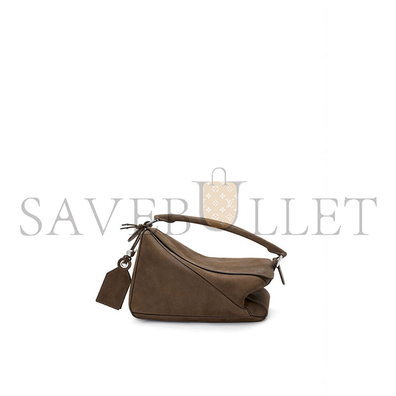 L0ew* small featherlight puzzle bag in grained nubuck a510plsx03 (24*16.5*10.5cm)